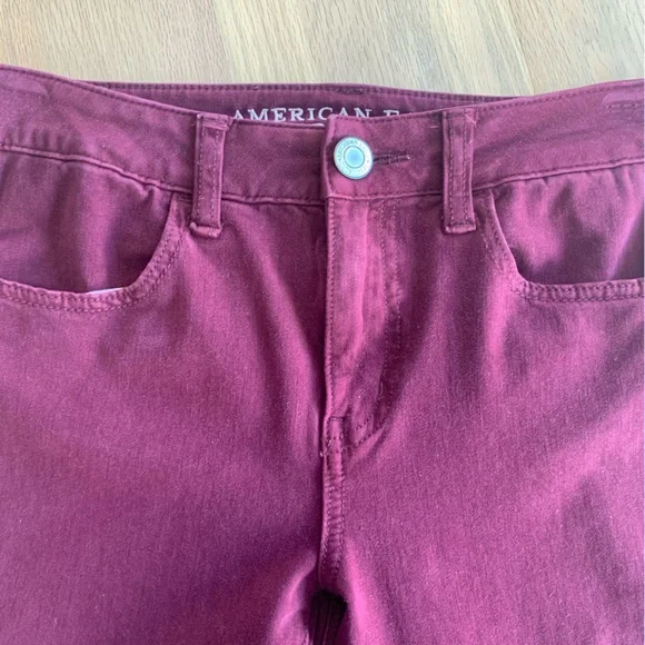 American Eagle stretch wine jegging 8 - Picture 8 of 10
